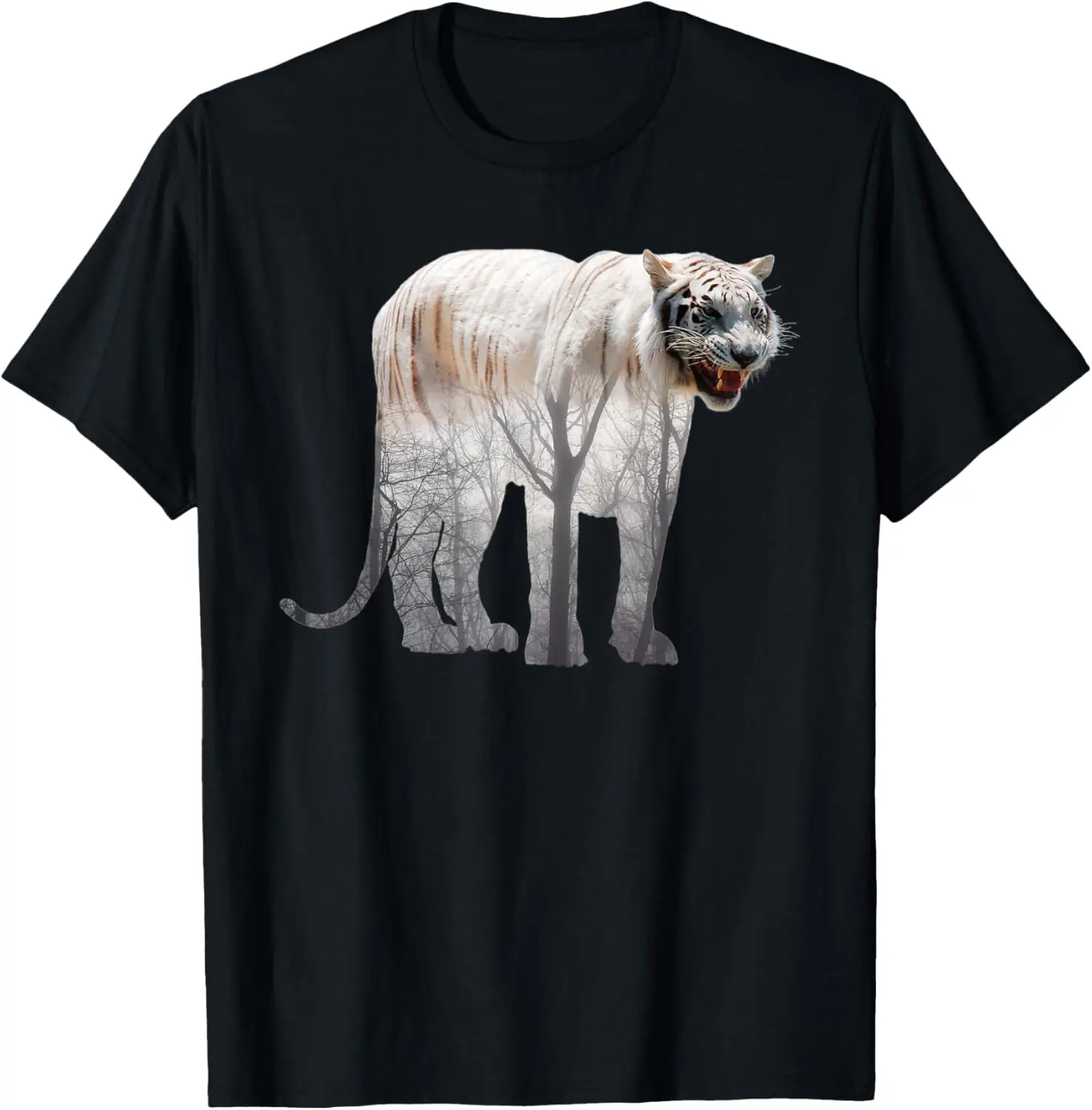 

Футболка с крутым графическим дизайном Art Wild Nature Tiger