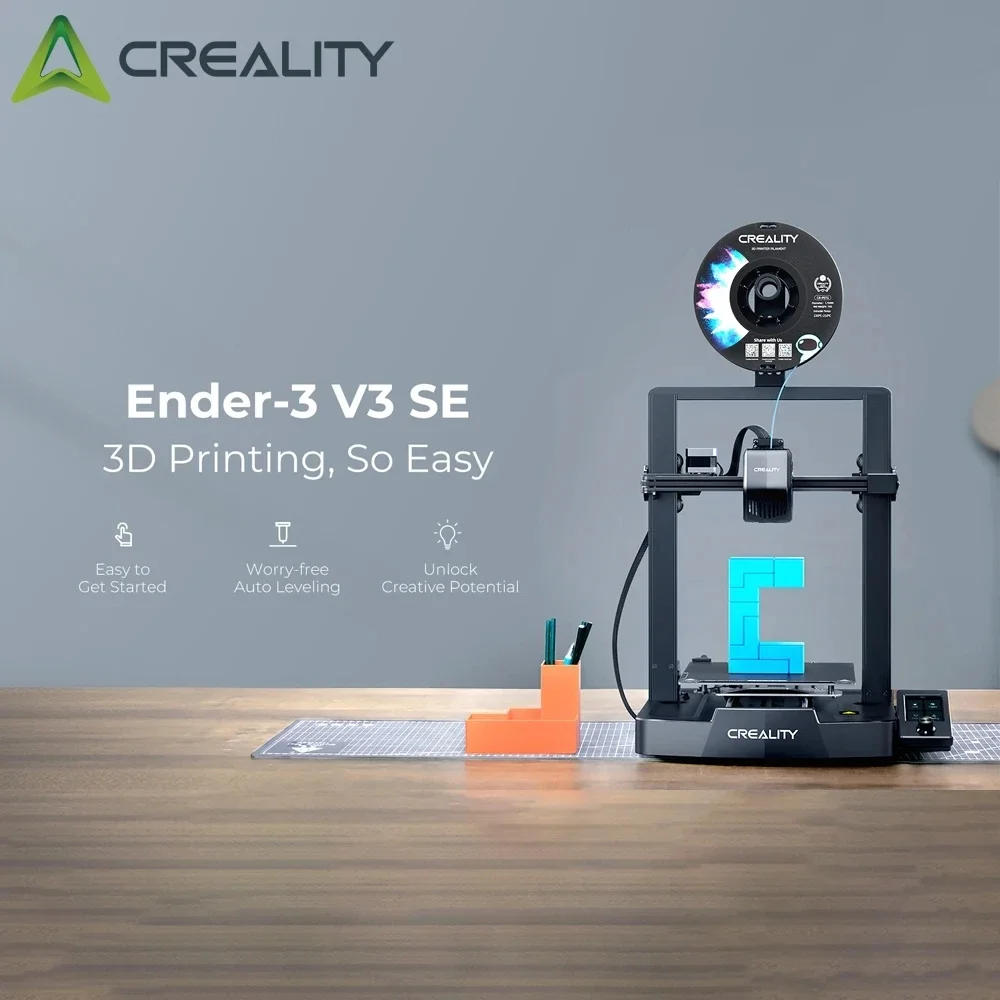 

Creality Ender-3 V3 SE 3D Printer 250mm/S Faster Printing With Auto Leveling Sprite Direct Extrusion Dual Z-axis 3D Printing