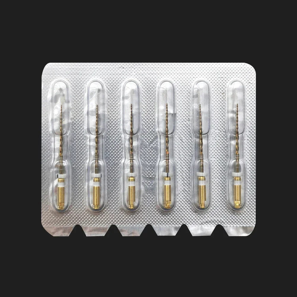 Dental Wave Gold One Files Primary Small Medium Large Reciprocating Files 6pcs/pack Dental Endo NITI File Endodontic Dentistry