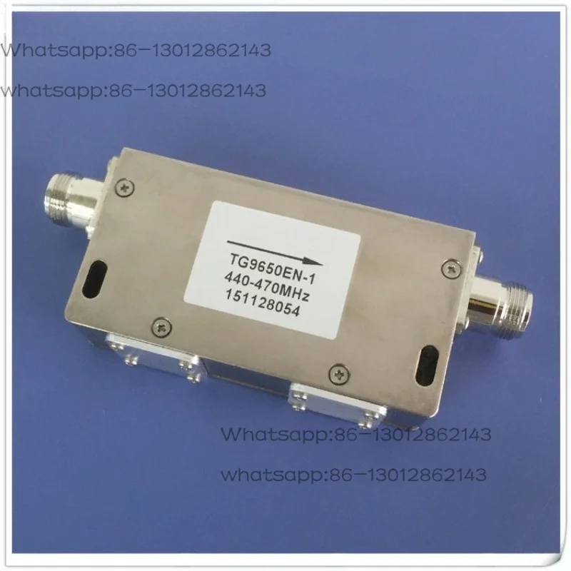 440-470MHz Dual Junction Isolator For UHF VHF Radio TV FM Digital TV Frequency Transmission RF Isolator Integrated Circuit