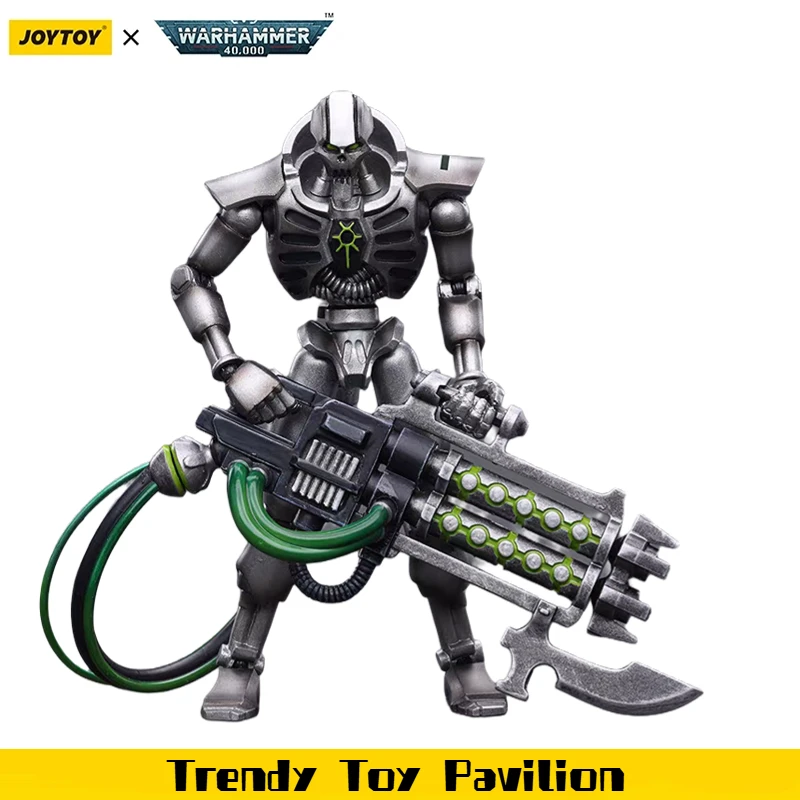 

【JOYTOY】Warhammer 40K Necrons Sautekh Dynasty Lmmortal with Gauss Blaster 1/18 Action Figure Toy