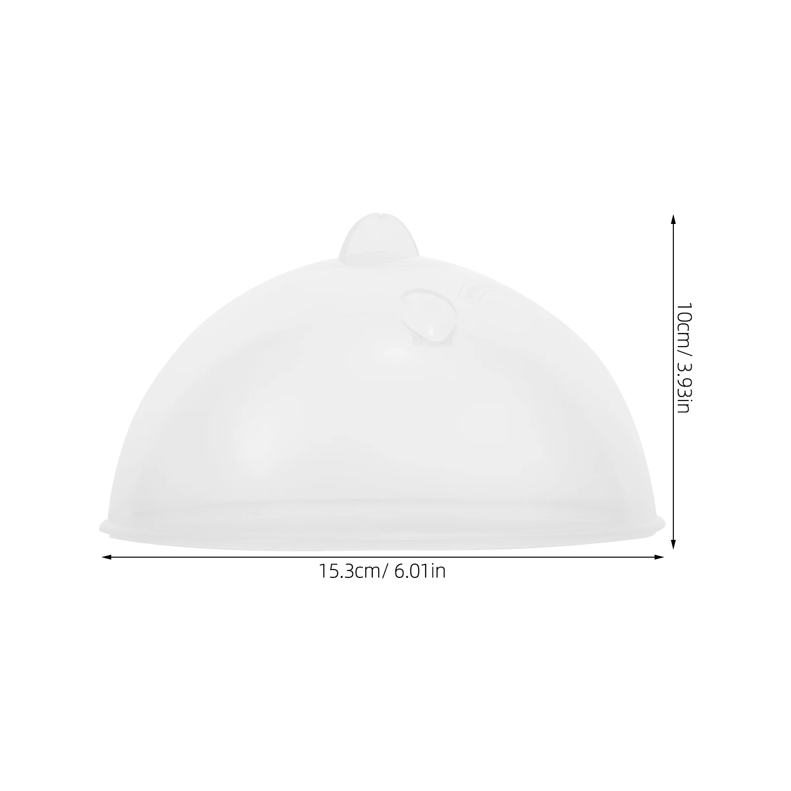 Egg Steamer Lid Clear Round Cover 15cm Plastic Cooker Lids Reusable Heat Resistant Easy Clean Multipurpose Replacement