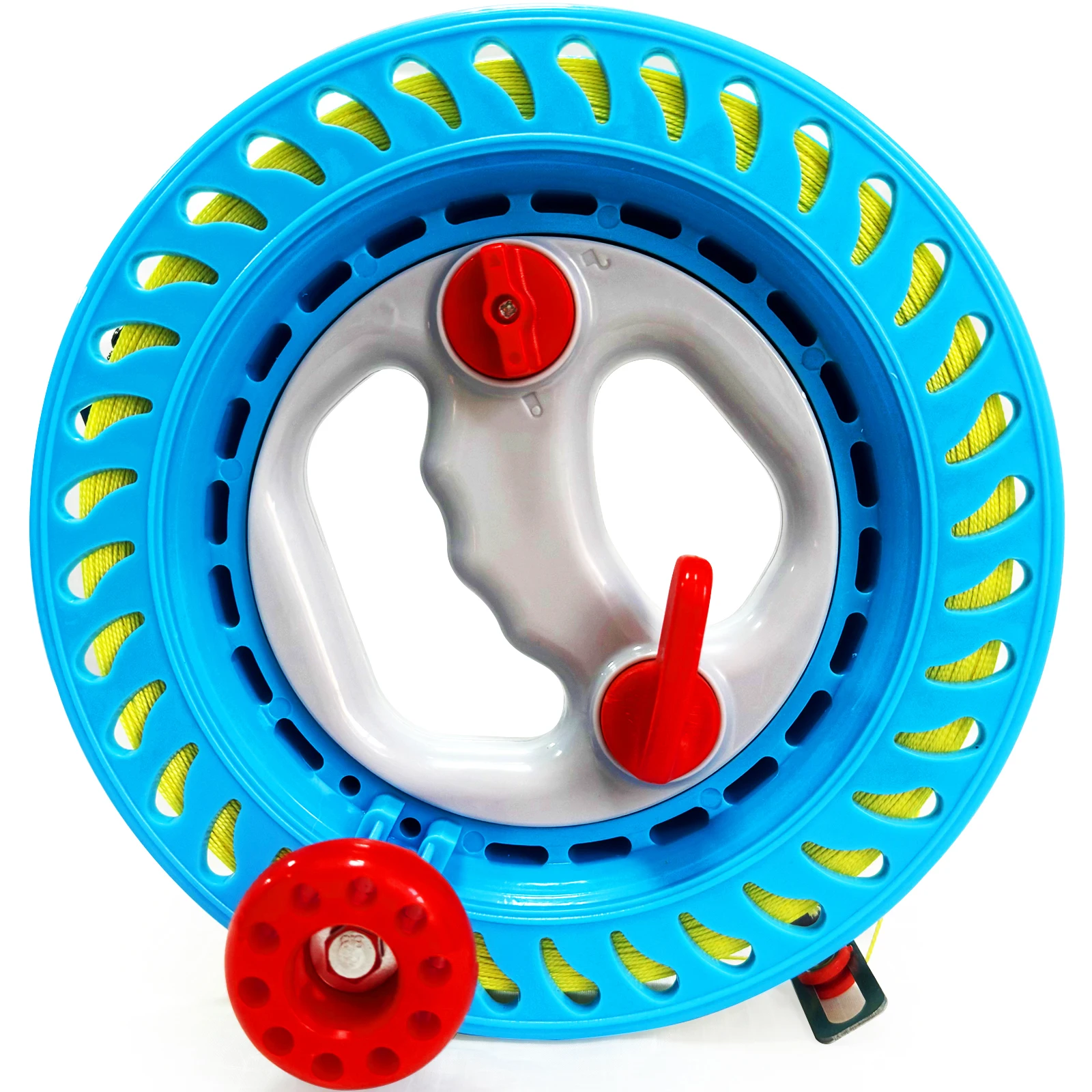 Recién llegado, juguetes ABS, carrete de cometa/rueda de 22cm para Eagle/Delta/software, varias herramientas de tracción voladora para adultos