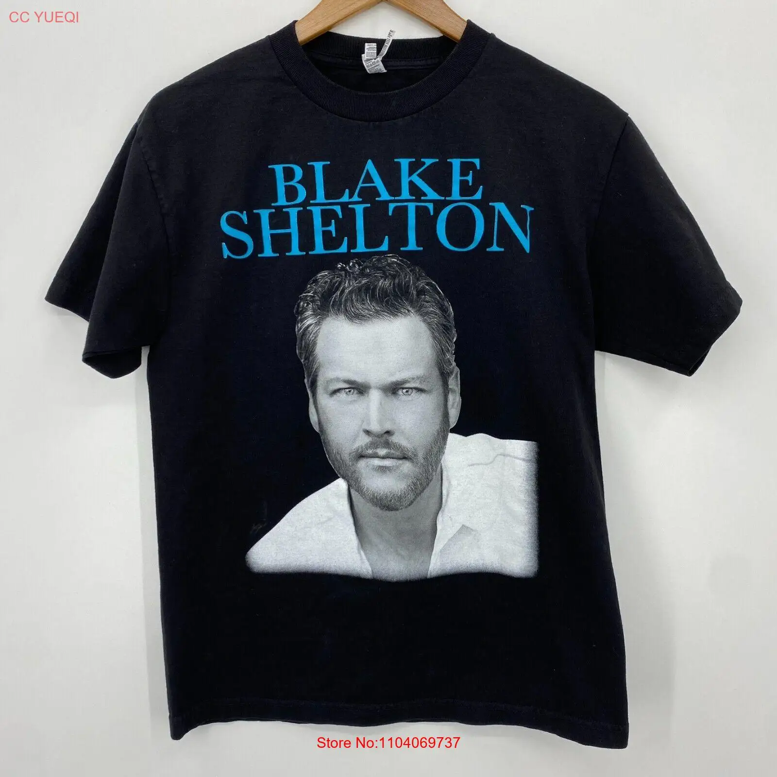 Alstyle T-Shirt Adult M Black Blake Shelton Doing It To Country Songs Tour