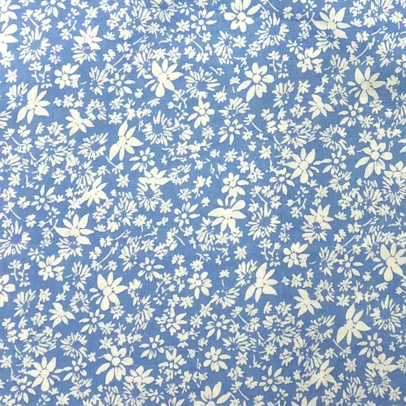 Rayon Fabric Floral Flower Cloth New Digital Printed for Sewing Summer Dress Clothing DIY Handmade by Half Meter