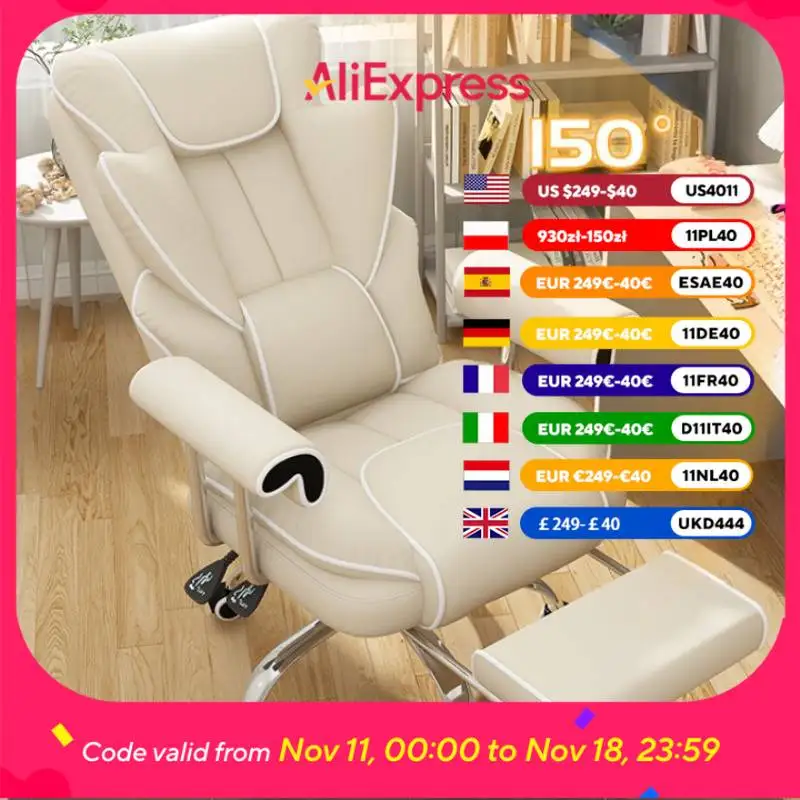 

Executive Support Office Chair Relax Rotating Ergonomic Chaise Office Chair Designer Rolling Chaise Bureau Office Furniture