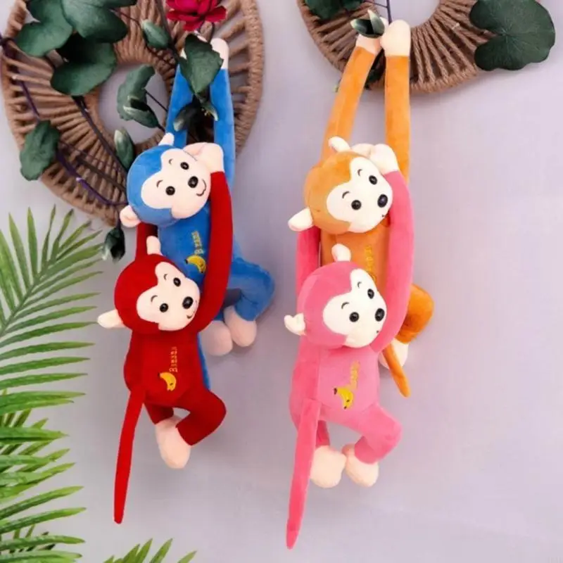 95AE Hanging Monkey Long Arm Plush Baby Doll Kids Gift Plush Toy Gifts For Baby Kids