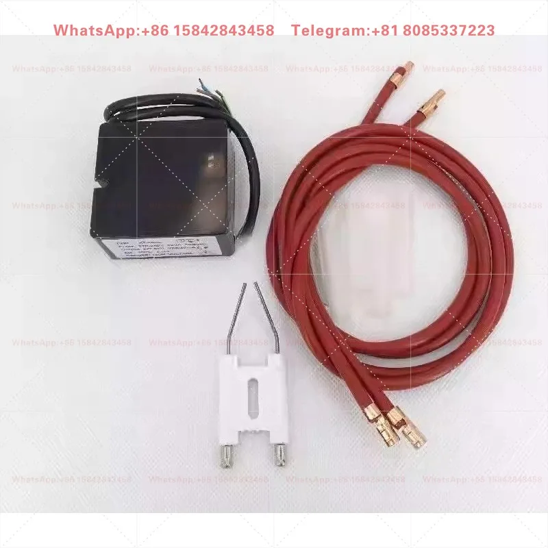 Ignition Transformer Complete Set New High-Voltage Package with Two High-Voltage Wires and One Large Joint Ignition Needle