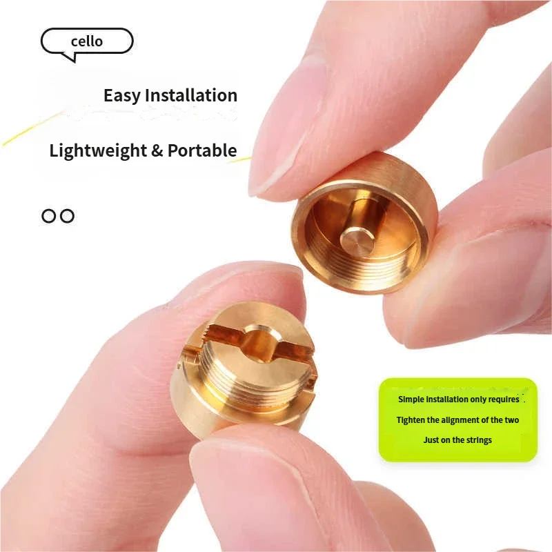Cello Wolfs Tone Eliminate Brass Accessory Wolf Tone Protector Mute Killer for String Cleaner and Musician Stage