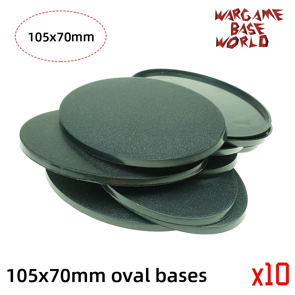 wargame base world -105 x 70mm oval bases for Warhammer