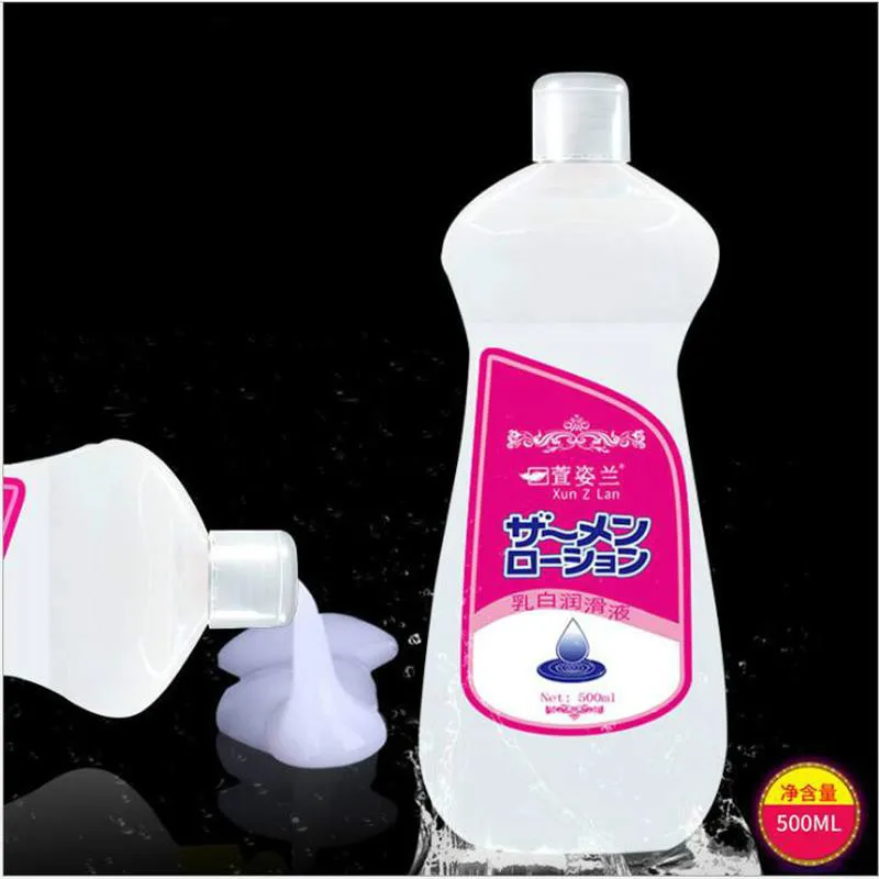 Japan AV Sex Lubricant 500ml Anal Lubricant Thick Water-based Sex Oil Vaginal Anal Lubricant Gel Sex Products For Adults lube