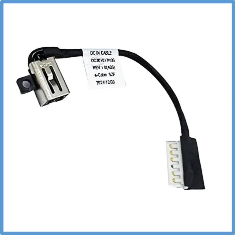 Cable de puerto de carga con enchufe de alimentación CC para Dell INSPIRON 15 3515 3510 3520 3521 3525 DC 301017 H00 0231X7