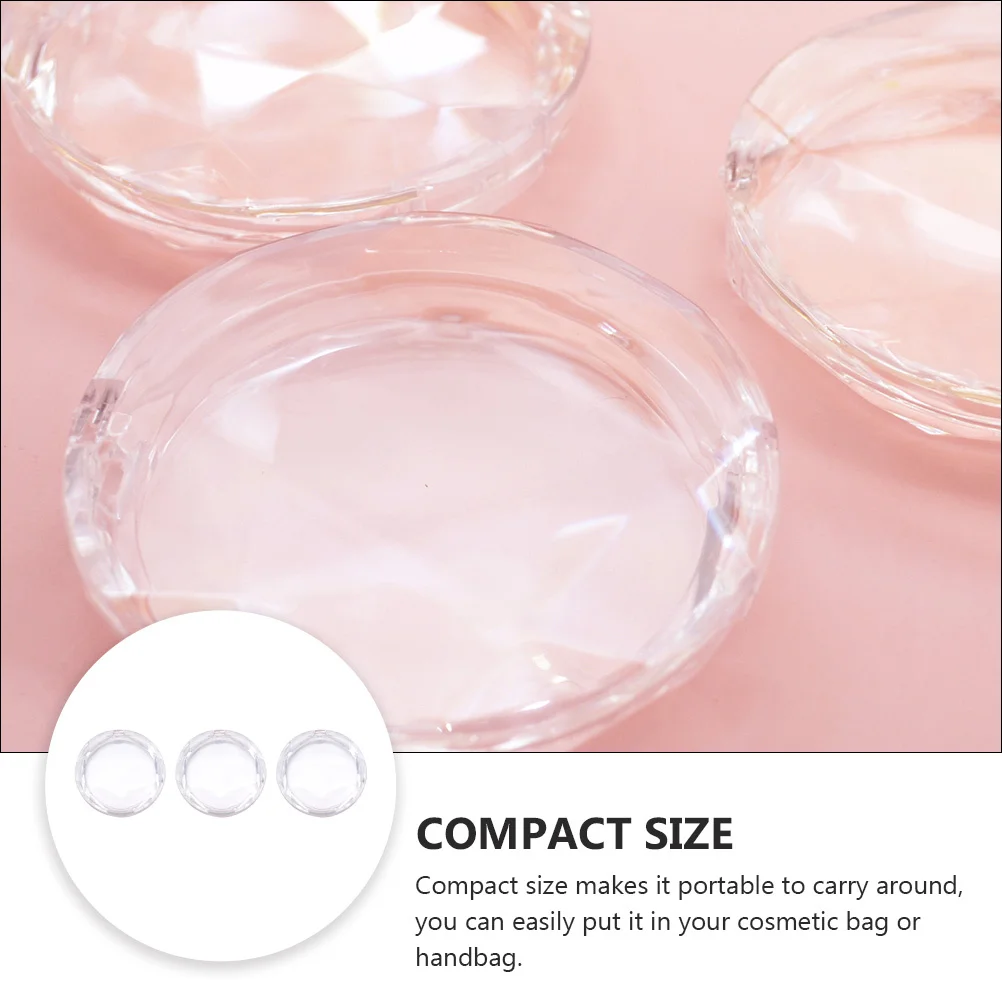 3 قطع من صناديق تخزين الرموش الشفافة لتنظيم الرموش الصناعية، حقيبة مكياج محمولة مدمجة لصالونات التجميل والاستخدام الشخصي #1