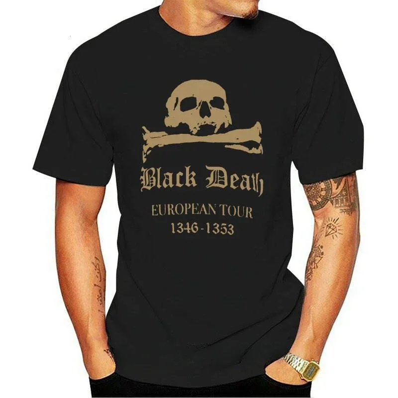 Black Death Peste Medieval Plague Death Tee Black Death - European Tour T Shirt