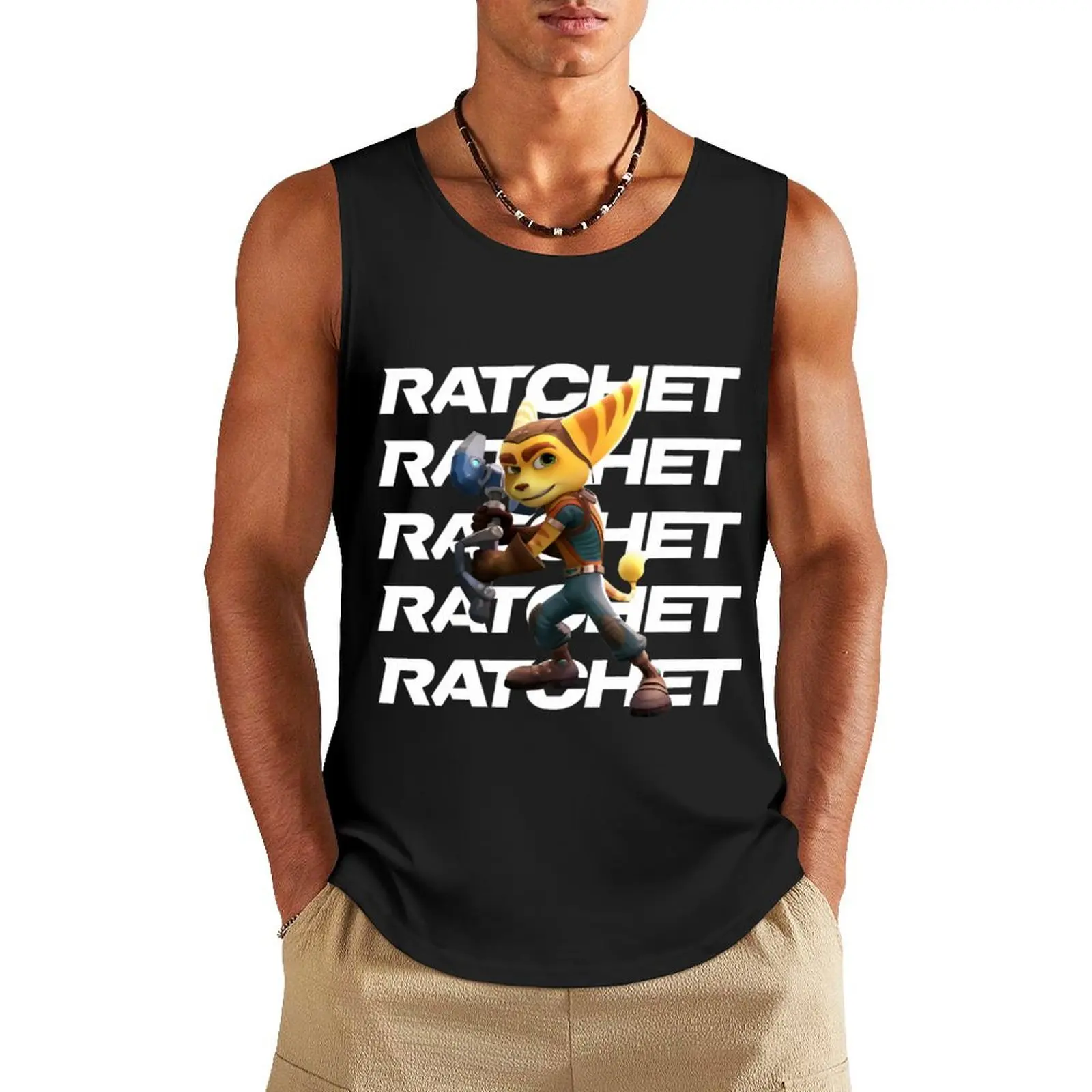 

2 The Ratchet Tank Top gym t-shirts man gym clothes man fitness Men gym sportswear