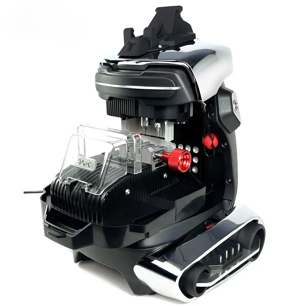 2024 Automatic 2m2 Magic tank CNC Tank 2 Pro Key Copy Cutting Machine for Make Car Keys Locksmiths Tool With Black Colour