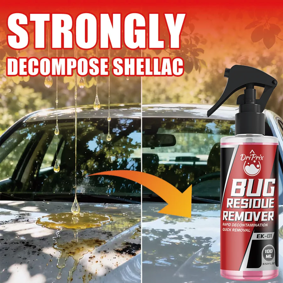 100ml Professional Automotive High-Strength Body Sap & Resin Remover - Wipes Clean Instantly, Removes Resin Stains & Yellow Spot