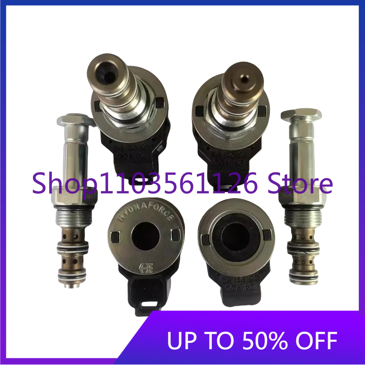 Excavator Pilot Solenoid Valve E305.5 306 307 308E Walking Pilot Solenoid Valve Hydraulic Excavator Parts