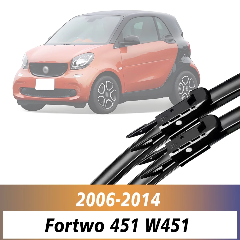 2 Stuks Voorruit Ruitenwisserbladen Voor Smart Fortwo 451 W451 2006–2014 2007 2008 2009 2010 2011 2012 2013