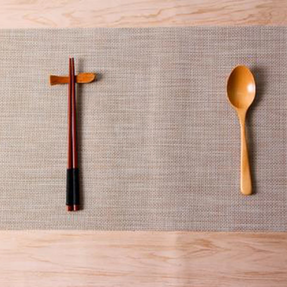 

Woven Tablecloth Brown Rectangular For Buffet Picnic Dining Tables Stain Scratch Spill Protection Easy Clean Table