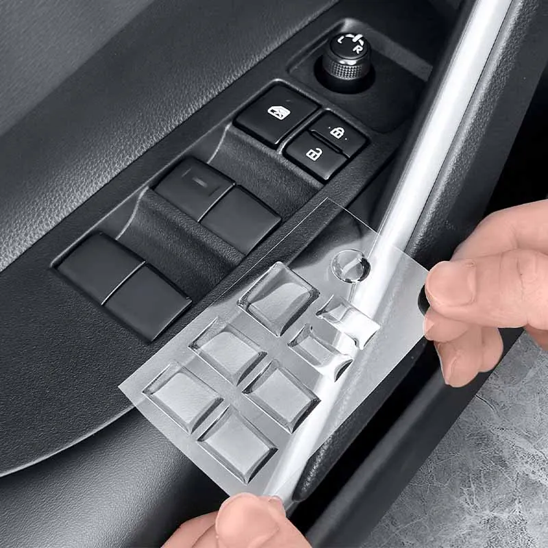 Drip glue car window lift button panel sticker car interior accessories For Toyota Corolla Cross 2020 2021 2022 2023 2024 2025