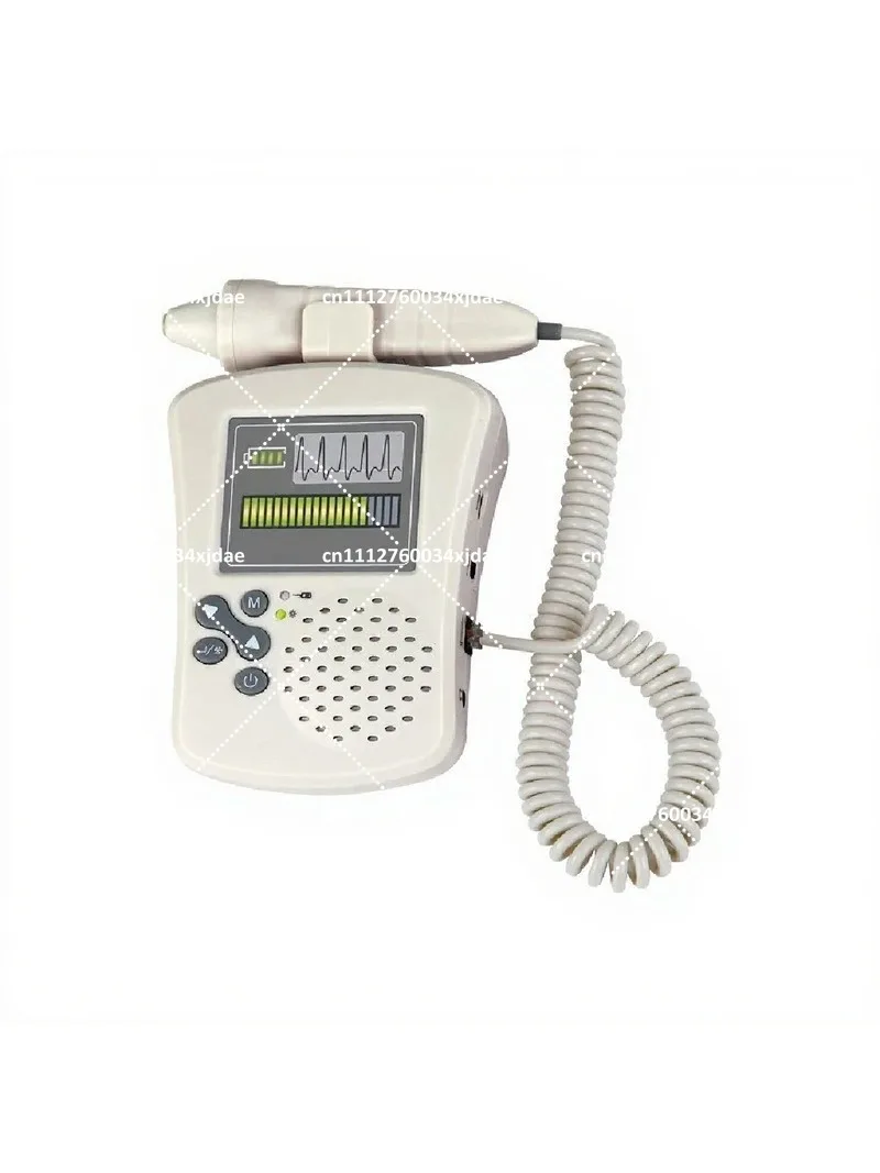 Veterinary Doppler Bloodflow Detector Portable Vascular Ultrasound Monitor with Bluetooth Wireless Printing for Animals