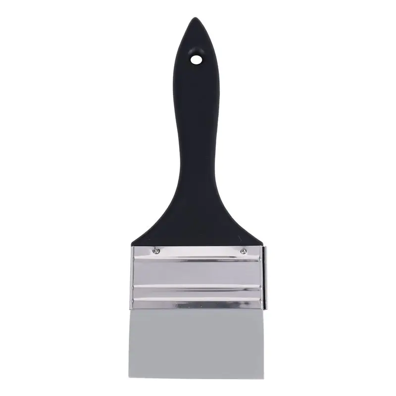 A21Q -Silicone Color Shaper Brush Wide Firm Flat Silicone Paint Brush Flexible Acrylic And Water Based Painting Tool