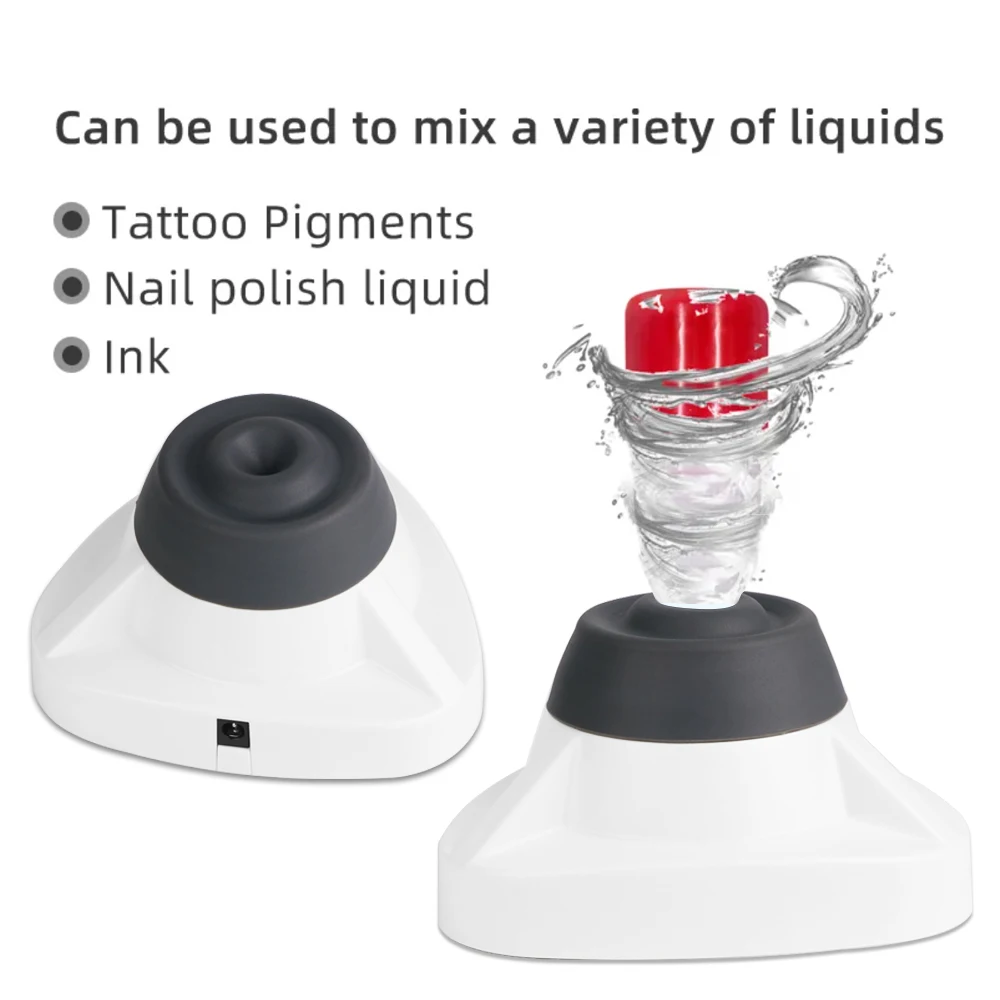 Mini Electric Vortex Mixer Tattoo Ink Shaker Pigment Liquid Nail Polish Shaking Machine With EU/US Plug 10000RPM Tattoo Supplies