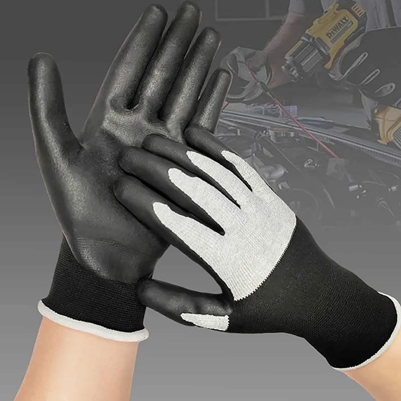 

ST 1pair Rubber Touch Screen Insulation Glove Industrial Ultrathin Electrician Insulating Gloves Withstanding Voltage 400V/500V
