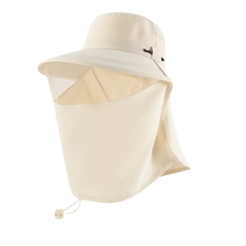 قناع حماية للرقبة، قبعة واقية من الشمس، قبعة صيفية للسيدات من جميع النواحي لتغطية الوجه في الهواء الطلق وركوب الدراجات والسفر عبر الحدود
