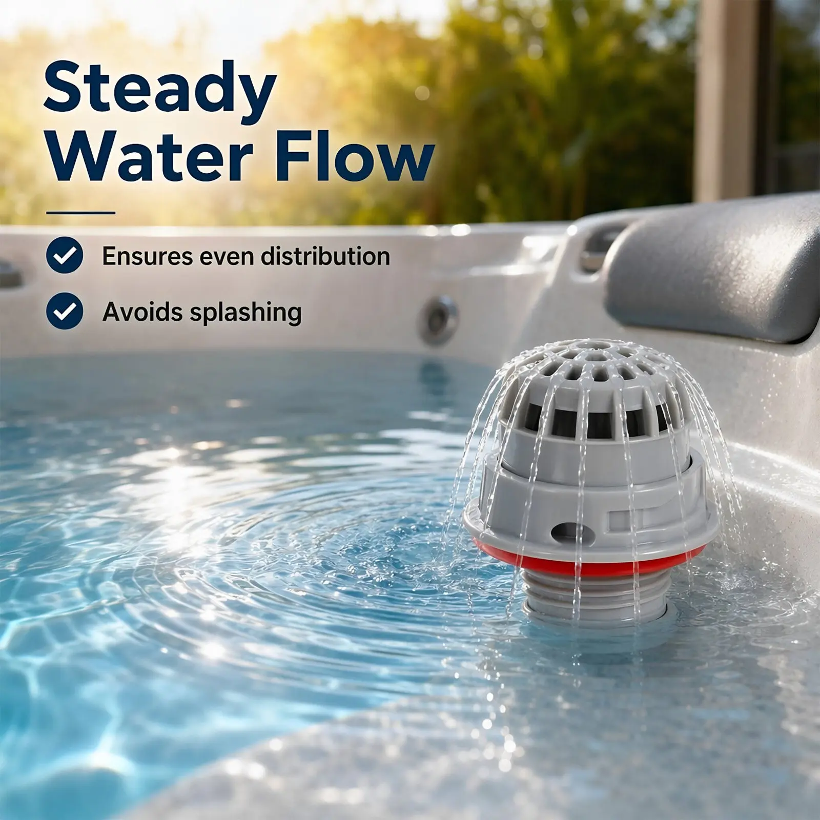 Pool Top Debris Screen Strainer Seal High Performance Spa Hot Tub Dispenser Filter Insert Pool Accessories Spa Top Debris Screen
