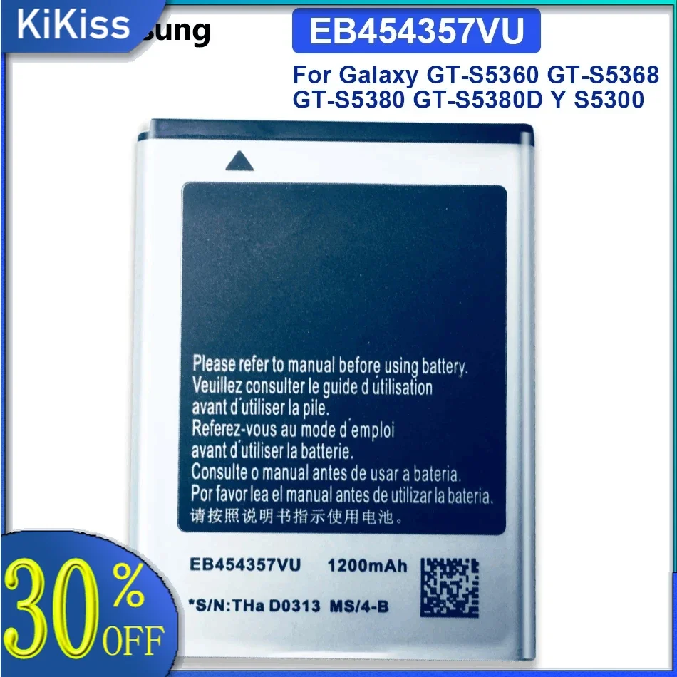 EB454357VU Battery For Samsung Galaxy Y Duos GT-S5360 GT-S5368 GT-S5380 GT-S5380D S5300 + Tracking Number