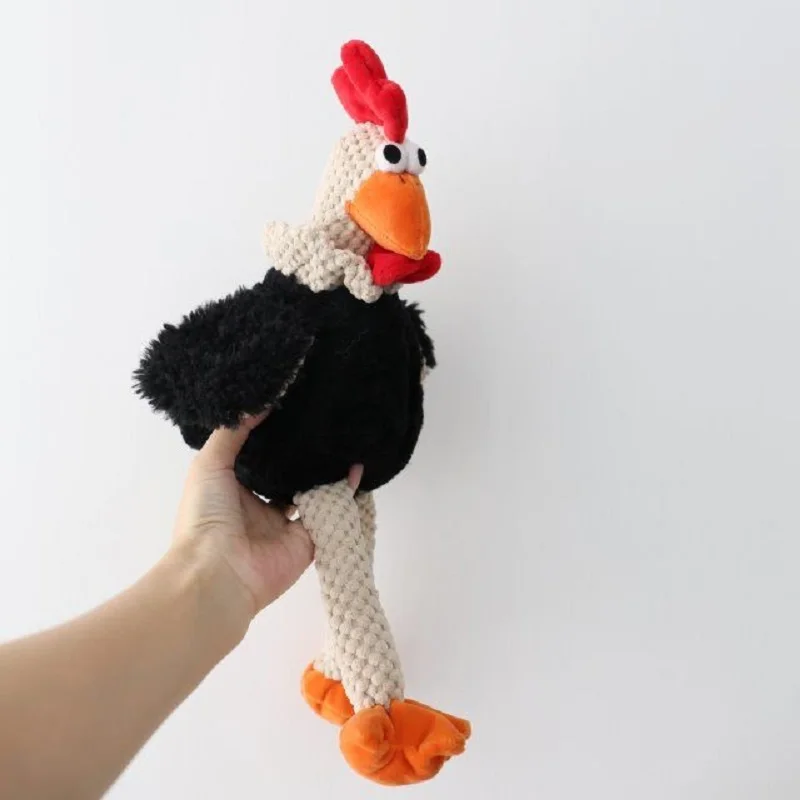 About 35cm Cartoon Rooster Soft Doll Lovely Black Chick Plush Toy Kids Toy Birthday Gift b2049