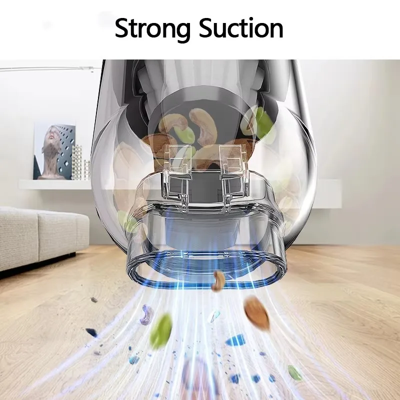 เครื่องดูดฝุ่นในรถยนต์ ฟังก์ชั่นดูดและเป่าลมในตัว เครื่องดูดฝุ่นแบบพกพาสำหรับใช้ในครัวเรือน กำลังสูง ไร้สาย