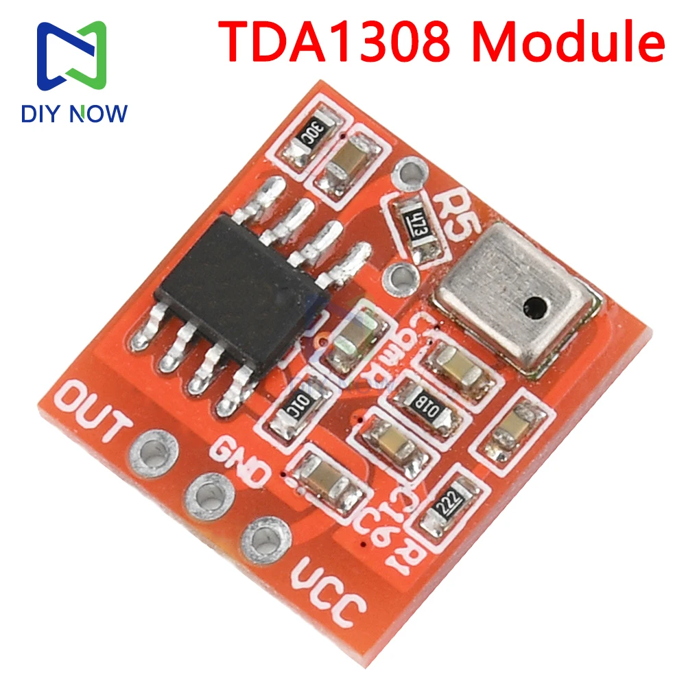

TDA1308 module adjustable DC 3-6V silicon microphone amplifier module digital microphone pickup preamplifier