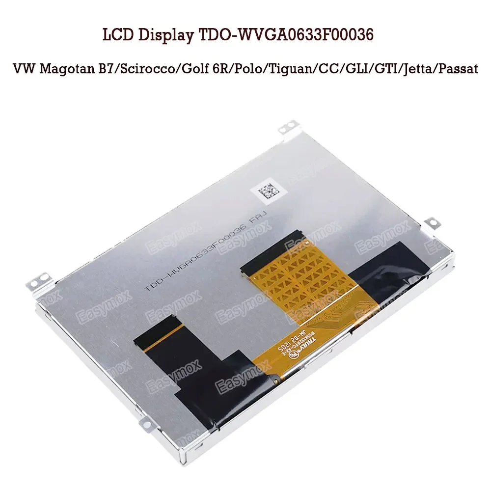 6.5 Inch Display Touch Screen LCD for VW Volkswagen MIB 2 200 680 Multimedia Navigation Radio WVGA0633F00045 TDO-WVGA0633F00036