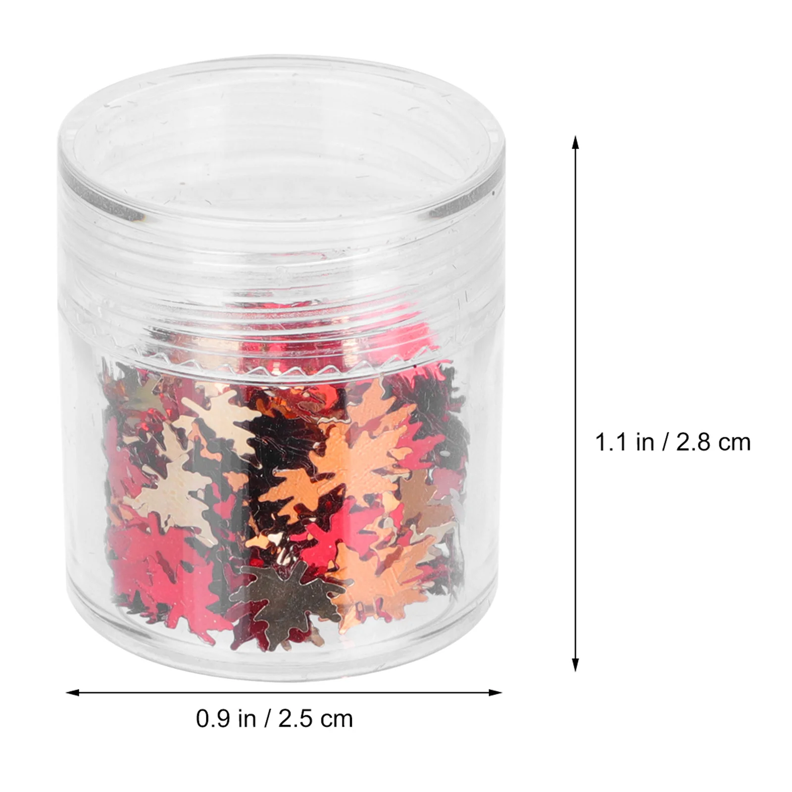 

3 Bottles Nail Polish Set Christmas Decor Glitter Sequin Flakes Maple Leaf Nails Shiny Nail Art Decoration Accessories Manicure