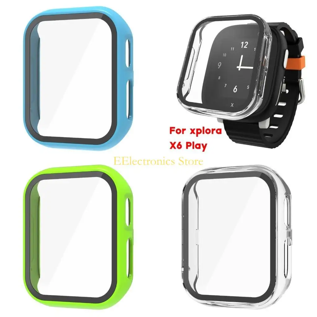 

B03C Screen Protector for X6 Play Hard Case Cover+Tempered Glass Film One-piece-Shell