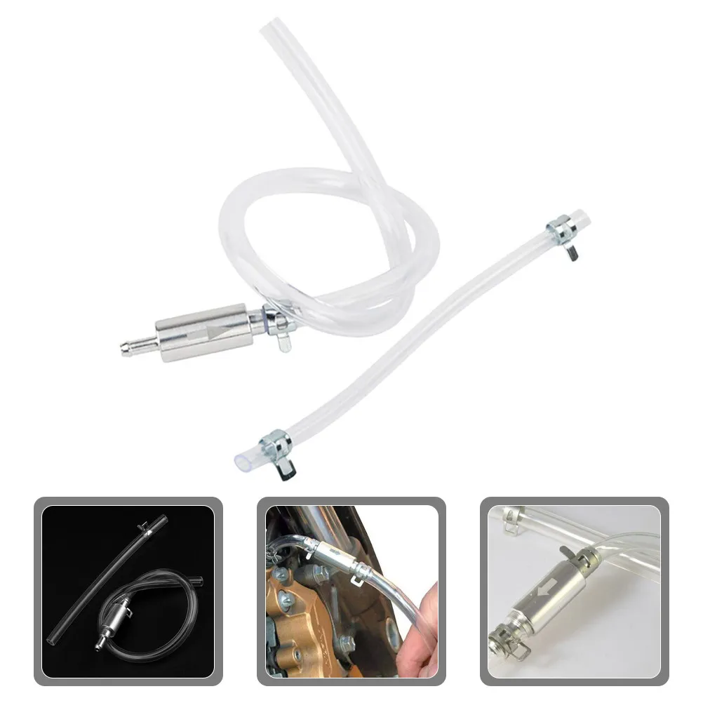 

Комплект из 2 штук: Инструмент для заправки мотоциклов, двухходовой обратный клапан для прокачки гидравлических тормозов и сцепления, ремонта и обслуживания, топливный шланг