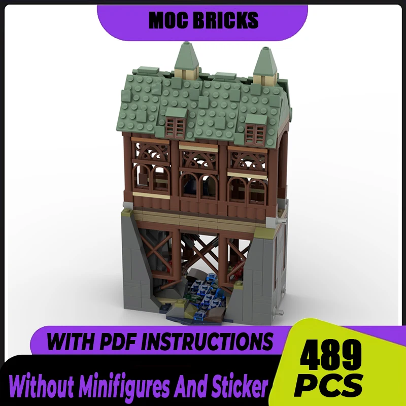 ภาพยนตร์ยอดนิยมรุ่น Moc Building Blocks สะพานไม้เทคโนโลยี Modular อิฐ DIY ประกอบของเล่นก่อสร้างของขวัญ