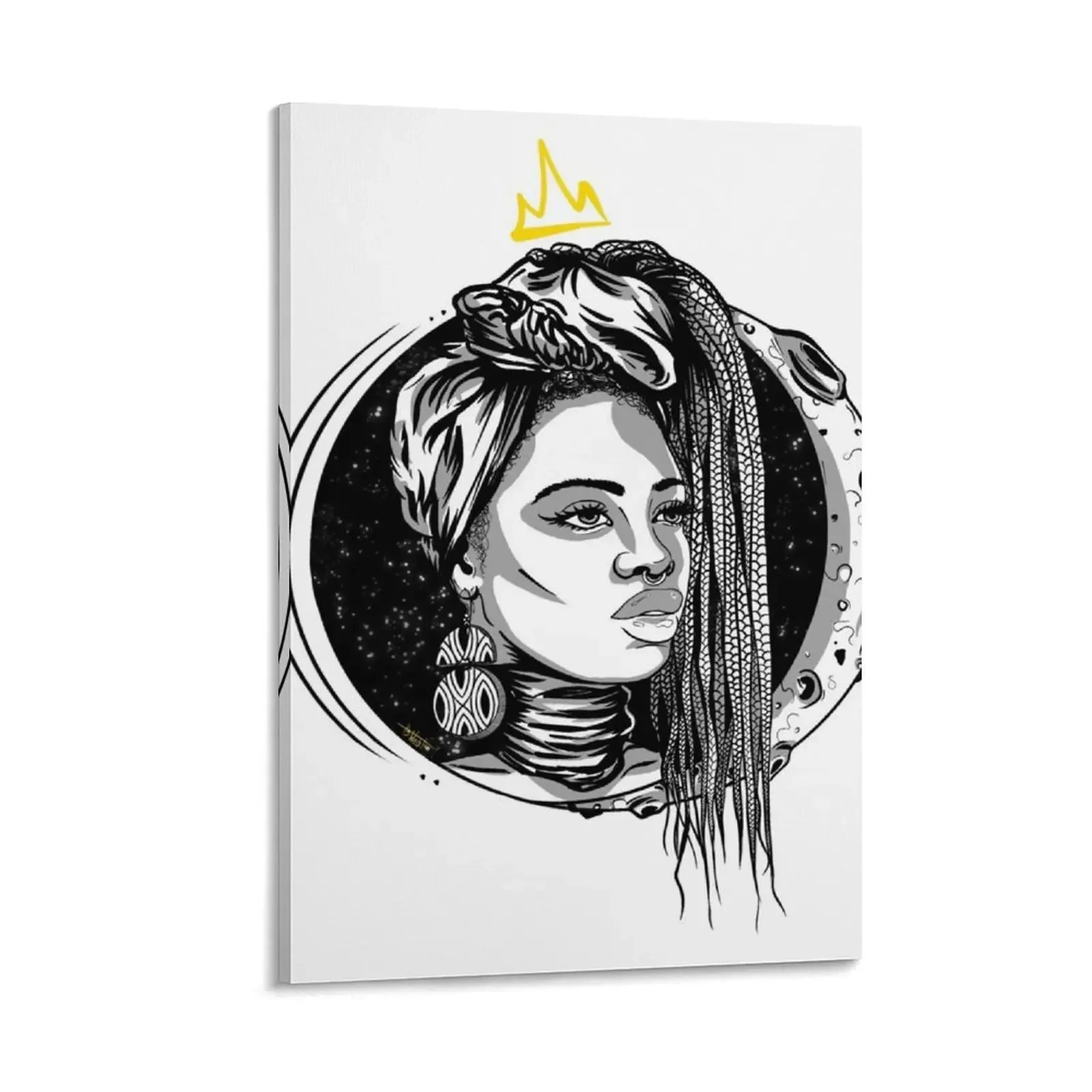 

Moon Queen Canvas Painting photos for living room Paintings for bedroom office decoration decoration aesthetic