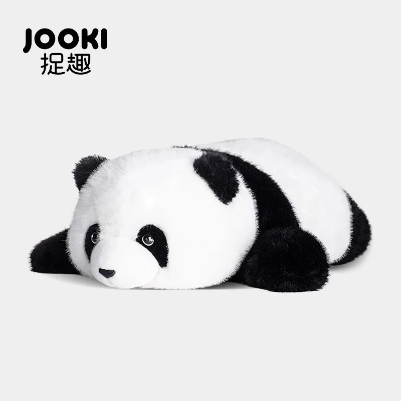

JOOKI Cute Flower Panda Plush Toy Soft Stuffed Animal Doll Cozy Sleeping Pillow For Girls Ideal Birthday New Year Gift