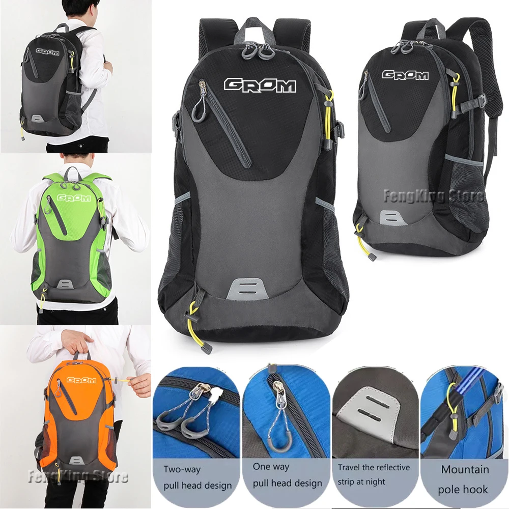 

New Outdoor Sports Mountaineering Bag Men's and Women's Large Capacity Travel Backpack For Honda GROM MSX 125