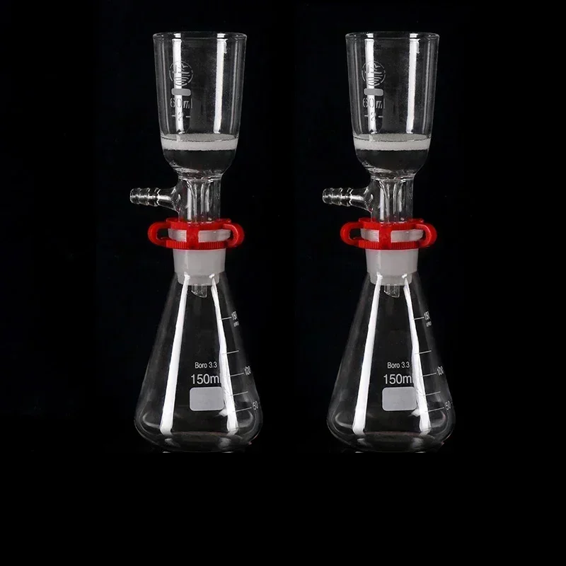Laboratory Filter 150/25/500/1000ml Sand Core Filter Solvent Filter Set +filter Funnel 35/60/100/250ml