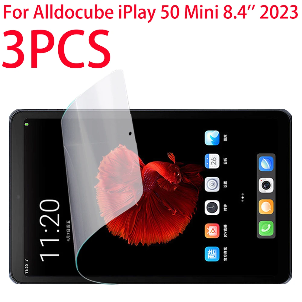 

3PCS PET Soft Film Screen Protector For Alldocube iPlay 50 Mini 8.4 inch 2023 Tablet Protective Film For iPlay50 Mini 8.4inch