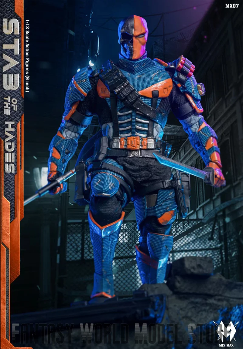 In Stock Mix Max MX07 1/12 Scale Hell Killer Stab of The Hades Deathstroke 6'' Full Set Collectible Male Action Figure Model