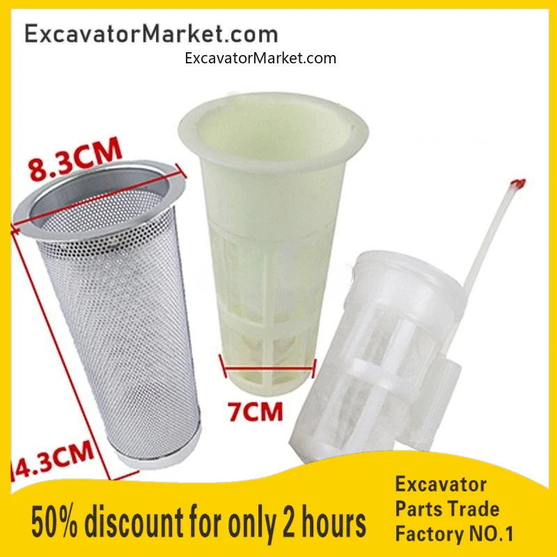 Excavator Parts For Sany Sy 55 60 65 75 135 215 235 -8-9 Fuel Tank Filter Diesel Tank Filter Fuel Tank Cap High Quality