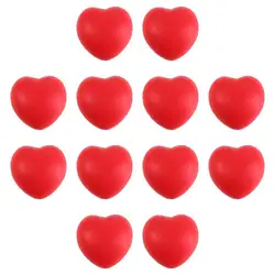 7cm Heart Stress Balls Valentine's Day Heart Shaped Foam Stress Relief Ball Valentine Home Theme Party Decor