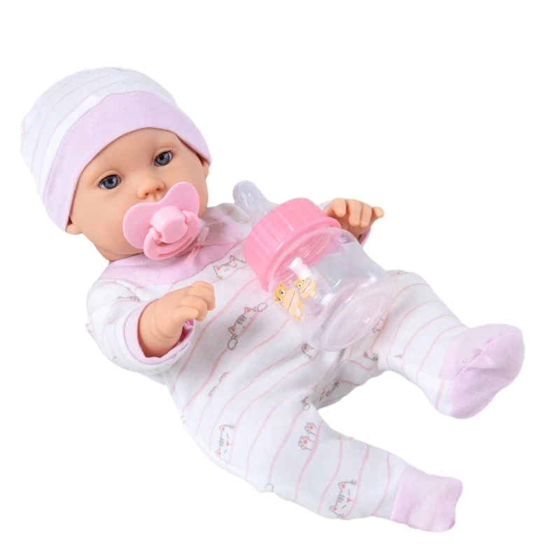 

12inch Baby Girl Dolls Life Like Reborns Toy Birthday Gift Reallike Soft Touching Infant with Clothes Role Play Toy D5QA