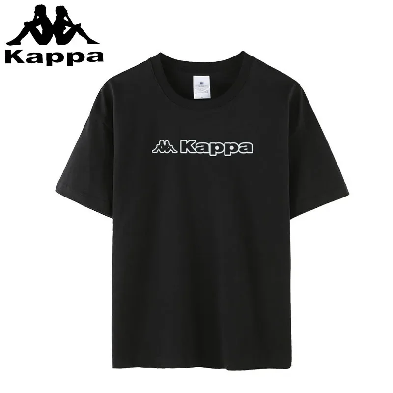 Kappa Loose Cotton Short-sleeved Summer Round Neck Half-sleeved T-shirt For Men Luxury Brand Simple Trend T-shirts Tops Women's